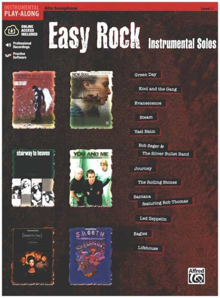 Spielband Altsax Easy Rock Instrumental Solos