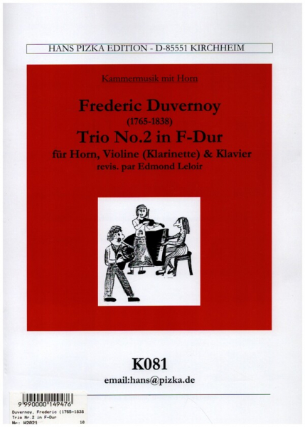 Trio Nr.2 F-Dur für Horn, Violine (Klarinette, und Klavier