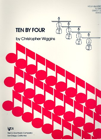 Ten by four for 4 violins score and parts