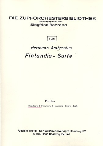 Finlandia-Suite für Zupforchester