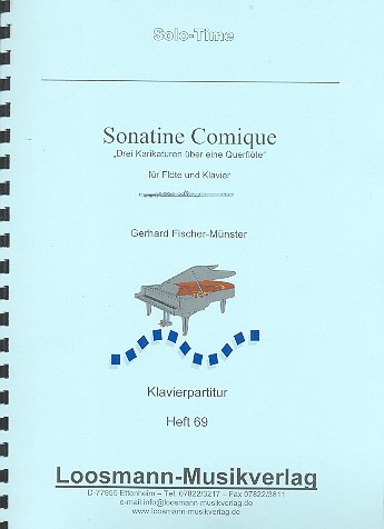 Sonatine comique für Flöte und Klavier