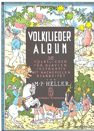 Volkslieder-Album für Klavier (mit Text)