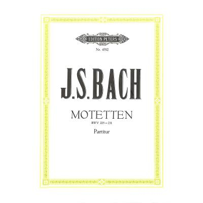 Partitur Motetten BWV 225-231