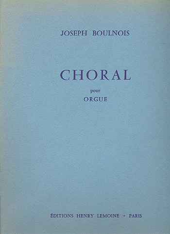 Choral pour orgue