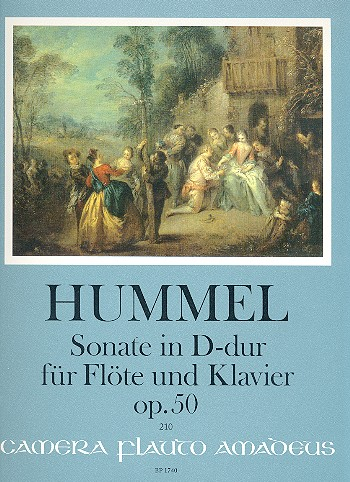 Sonate D-Dur op.50 für Flöte und Klavier