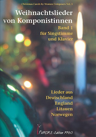 Weihnachtslieder von Komponistinnen Band 1 für Gesang und Klavier