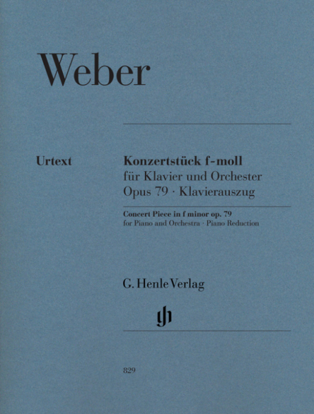 Konzertstück f-Moll op.79 für Klavier und Orchester für 2 Klaviere