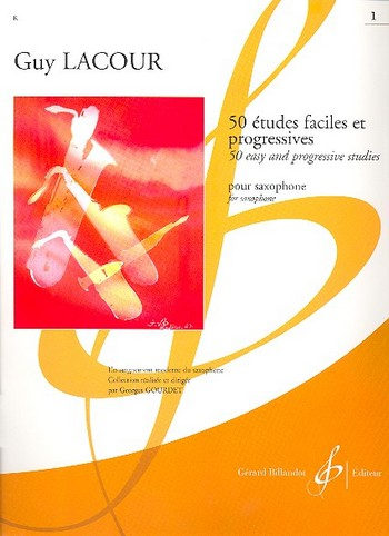 Übungsbuch Saxophon 50 Etudes Faciles et Progressives 1