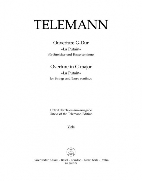 OUVERTURE LA PUTAIN STREICHORCHESTER