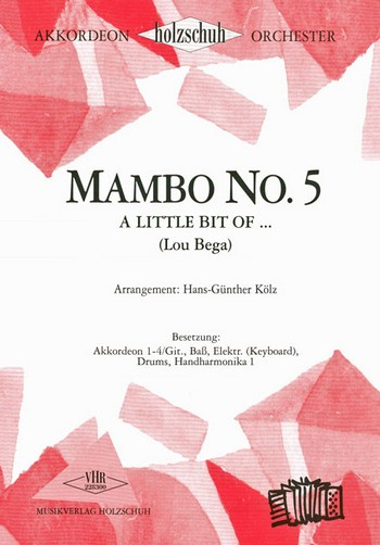 Mambo no.5: für Akkordeonorchester