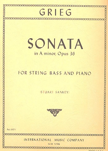 Sonata a minor op.36 for string bass and piano