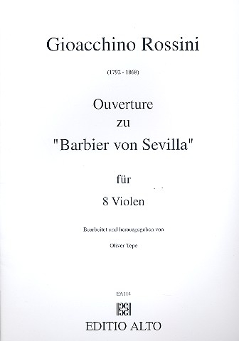 Ouverture zu Barbier von Sevilla für 8 Violen