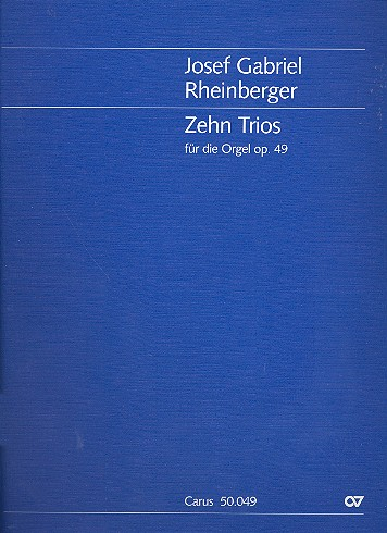10 Trios op.49 für Orgel
