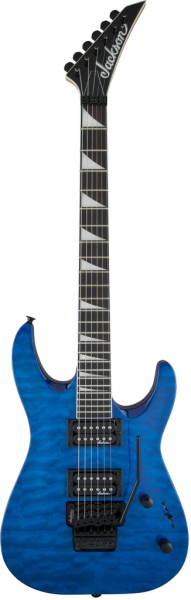 E-Gitarre Jackson JS Series Dinky JS32Q DKA Arch Top Transparent Blue