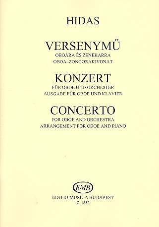 Concerto for oboe and orchestra for oboe and piano