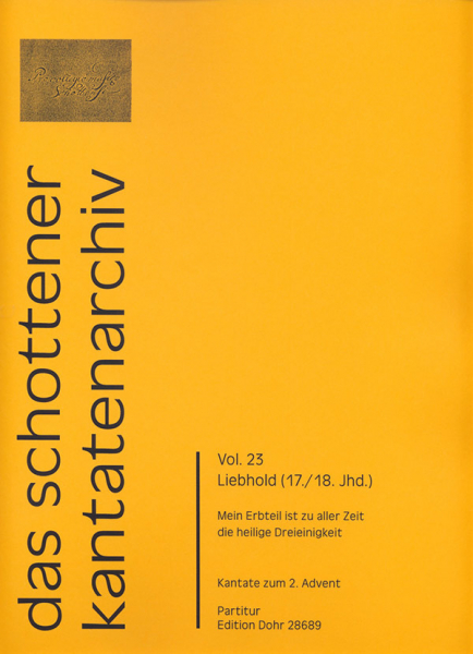 Mein Erbteil ist zu aller Zeit ... für Soli, gem Chor und Instrumente