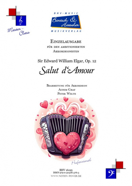 Salut d&#039;Amour für Akkordeon