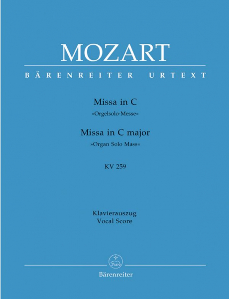 Missa C-Dur KV259 für Soli, Chor und Orchester