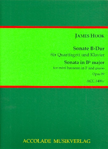 Sonate B-Dur op.99 für Quartfagott und Klavier
