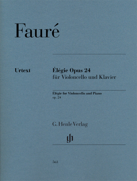 Élégie op.24 für Violoncello und Klavier