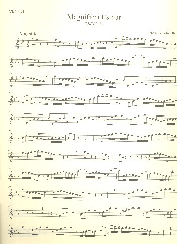 Magnificat Es-Dur BWV243a (Erstfassung) für Soli, gem Chor und Orchester