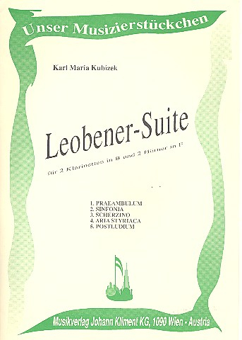 Leobener-Suite für 2 Klarinetten und 2 Hörner