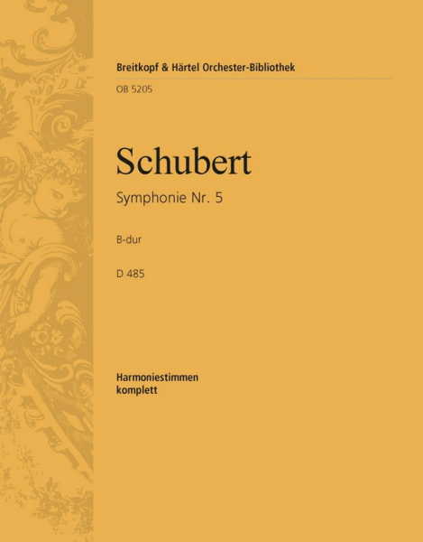 Sinfonie B-Dur Nr.5 D485 für Orchester
