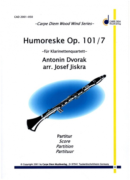 Humoreske op.101,7 für 3 Klarinetten und Baßklarinette