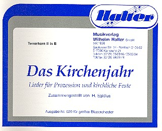 Das Kirchenjahr für Blasorchester