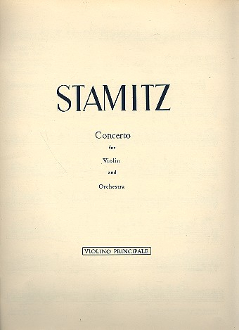Konzert G-Dur für Violine und Orchester