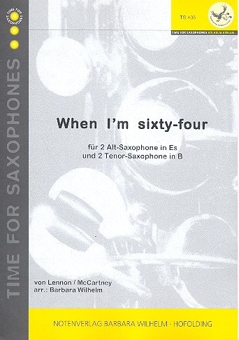 When I&#039;m sixty-four für 4 Saxophone (AATT)