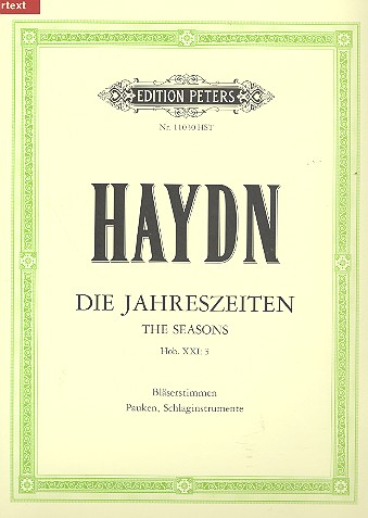 Die Jahreszeiten Hob.XXI:3 für Soli, gem Chor und Orchester