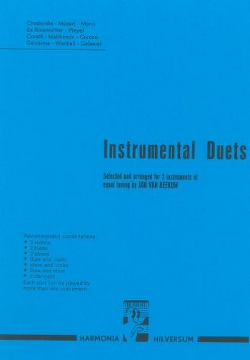 Instrumental Duets for 2 violins (fl/ob/clar) score
