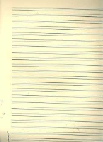 Notenpapier Quart-Format hoch 24 Systeme 27x34 cm ohne Hilfslinien (5 Bögen)