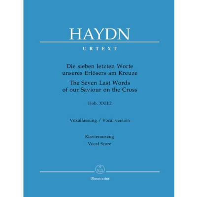 Klavierauszug Die sieben letzten Worte unseres Erlösers am Kreuz