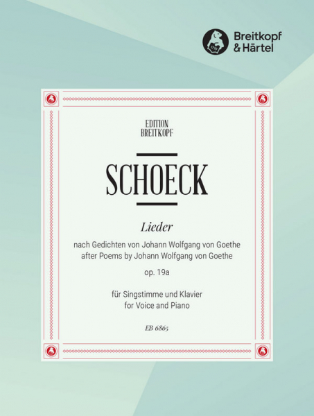 Lieder nach Gedichten von Goethe op.19a für Singstimme (As-A&#039;&#039;) und Klavier
