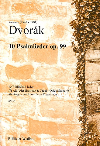 10 Psalmlieder op.99 für Alt (Bariton) und Orgel