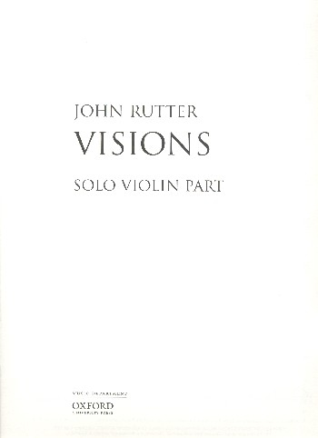Visions for upper-voice chorus, violin, harp and strings (organ)