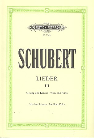 Lieder Band 3 für Gesang (mittel) und Klavier