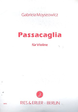 Passacaglia für Violine
