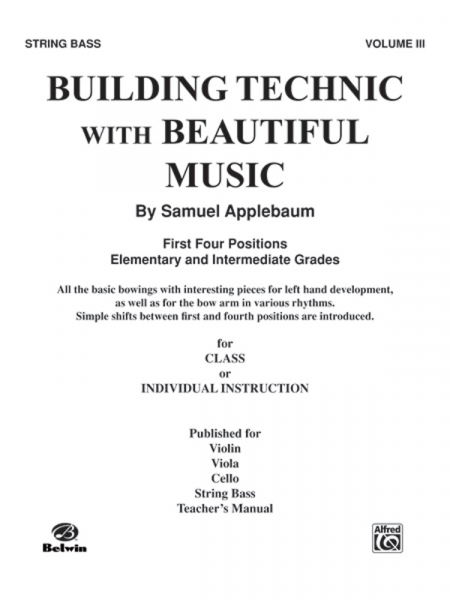 Building Technic with beautiful music vol.3 for string bass