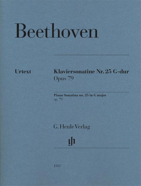 Spielstück für Klavier Klaviersonate Nr. 25 G-dur op. 79 PA