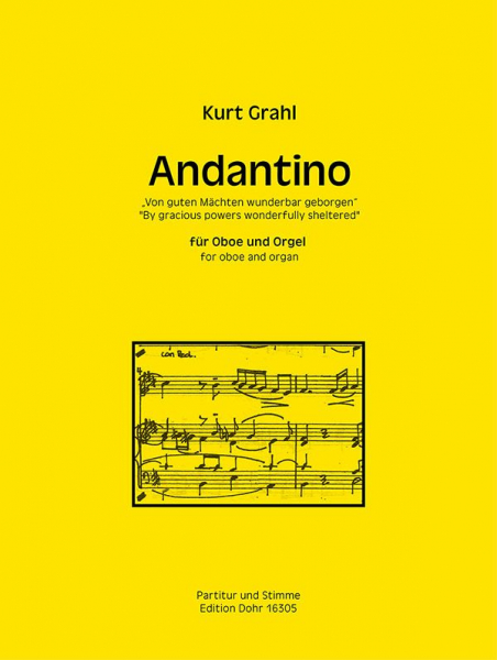 Andantino Von guten Mächten wunderbar geborgen für Oboe und Orgel