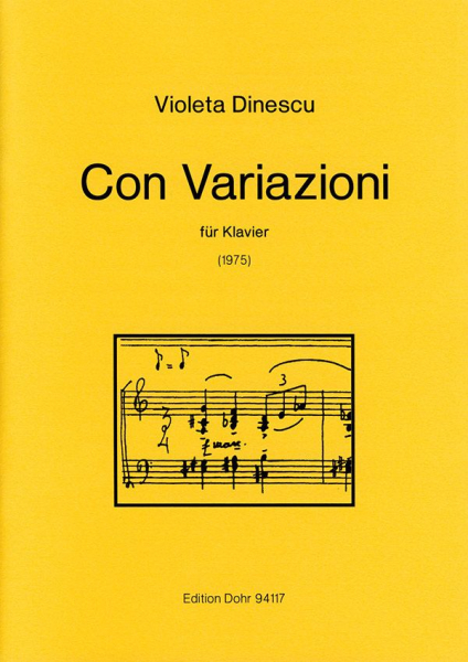 Con Variazioni (1975) für Klavier
