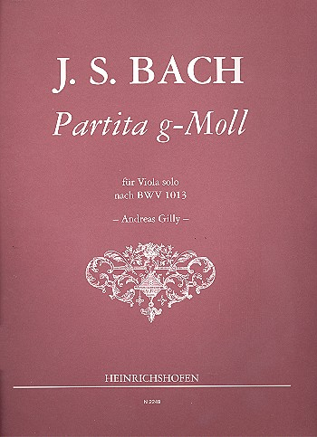 Partita g-Moll nach BWV1013 für Viola solo