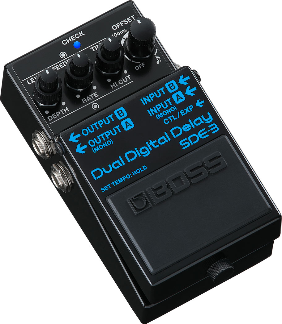 BOSS (Electronics) SDE-3 (Gitarre), Effektpedal, Schwarz - Bild 3