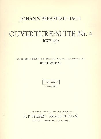 Ouvertüre Nr.4 BWV1069 für Orchester