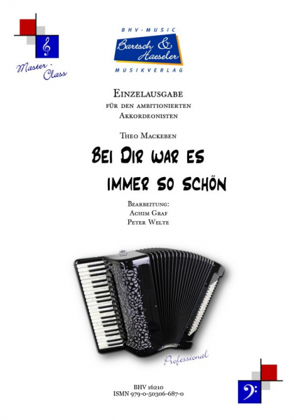 Bei dir war es immer so schön für Akkordeon