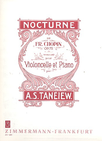 Nocturne op.72 für Violoncello und Klavier