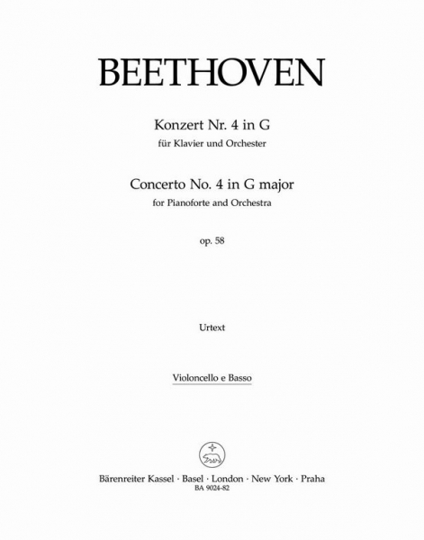 Konzert G-Dur Nr.4 op.58 für Klavier und Orchester
